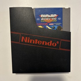 Bionic Commando (Nintendo NES, 1988) Authentic Game Cartridge With Dust Cover