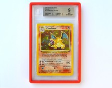 POKEMON CHARIZARD HOLO 4/102 - SET BASE UNLIMITED - ITA - BECKETT / BGS 9