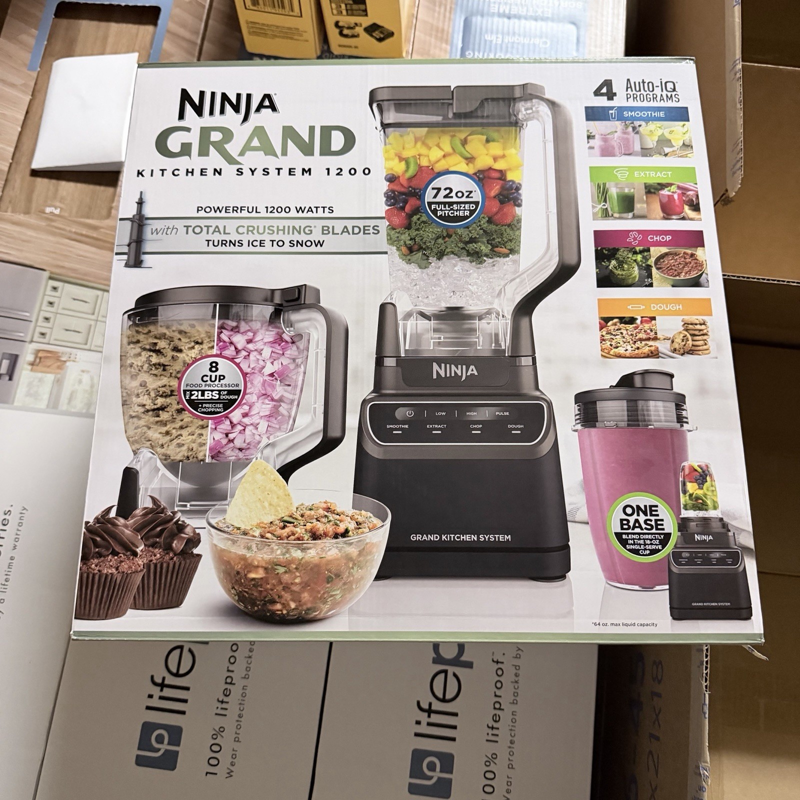 Ninja Grand Kitchen System Blender, 4 Preset Programs, 3 Spe