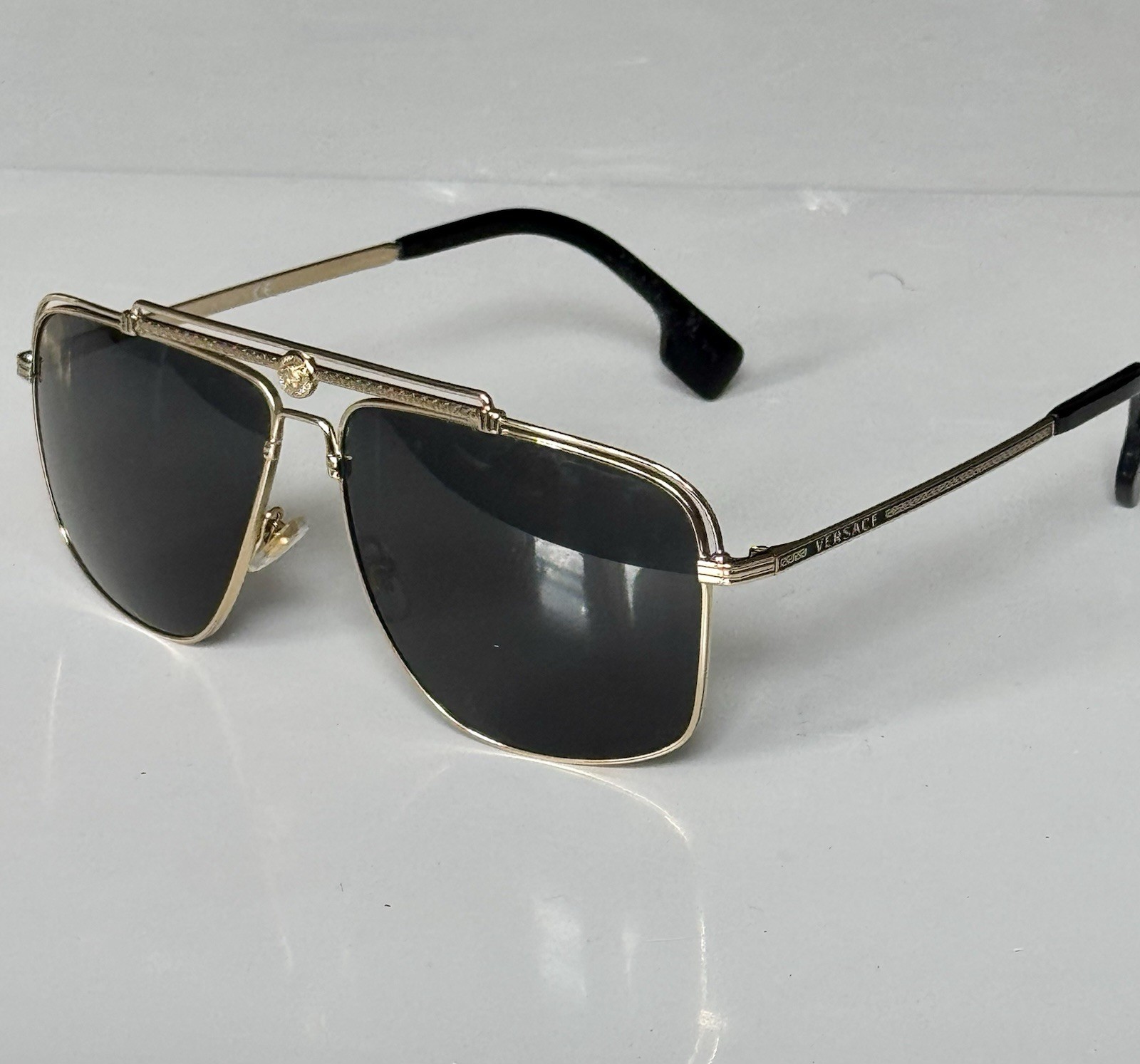 Versace VE2242 100287 Men's Rectangular Sunglasses - image 3