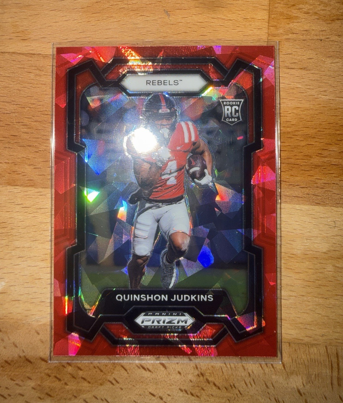 2024 Prizm Draft Picks Quinshon Judkins #146 Red Ice Prizm