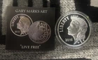 Liberty's Glory Mule 1 Ounce Silver Round  Gary Marks Art