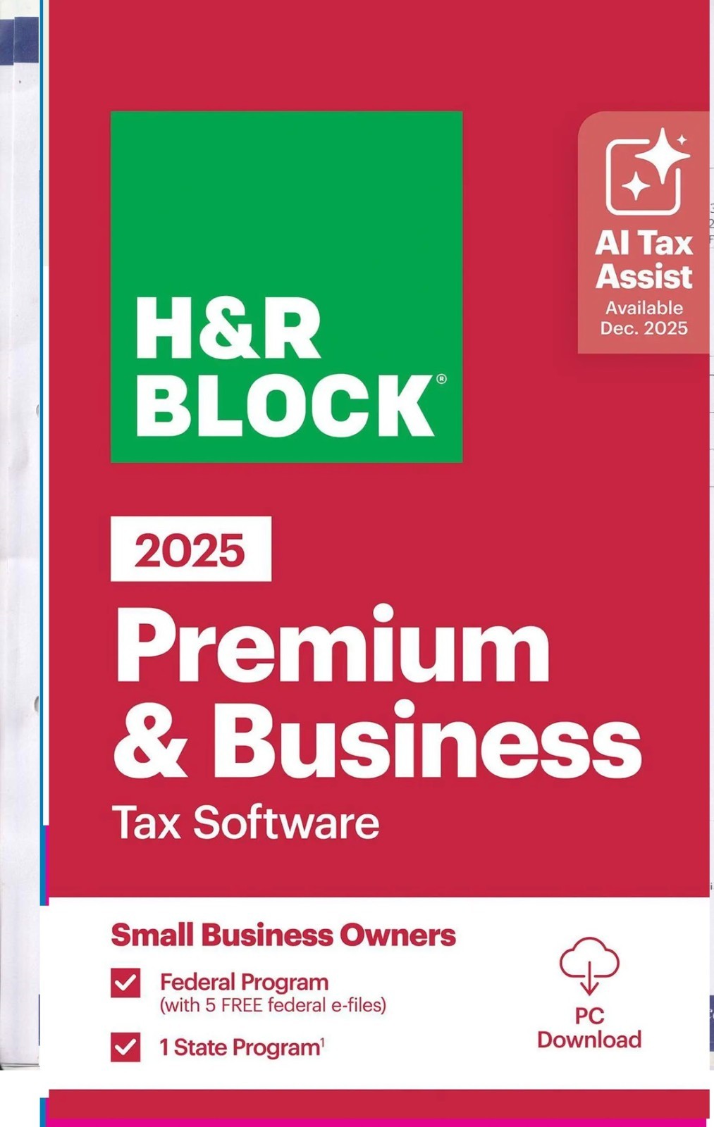 H&R Block  PREMIUM & BUSINESS 2025 Tax Software PC  instaII key code_free efiles