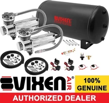 AIR SUSPENSION KIT/SYSTEM FOR TRUCK/CAR BAG/RIDE/LIFT, DUAL COMPRESSOR, 6G TANK