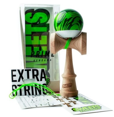 Süßigkeiten Kendamas PRIME GRAIN SPLIT 2.0 Lasertag 16 cm Holz Kendama aus...