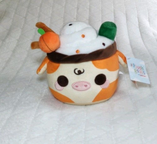 NWT Plush Goals By Cuddle Barn Pumpkin Spice Mooshake Plush 2024 6" - Picture 2 of 13
