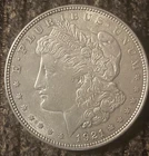 1921 Morgan Silver Dollar 90% Silver Coin Very Good Condition