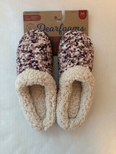 Dearfoams Women's Memory Foam Slippers Size M 7-8 Multicolor