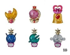 Sailor Moon Prism Power Dome 2 Complete Set of 6 Capsule Gashapon Toys