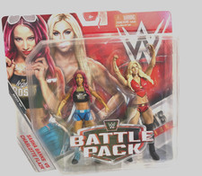WWE Battle Pack Sasha Banks Vs Charlotte Flair Action Figures 2017 Mattel Sealed