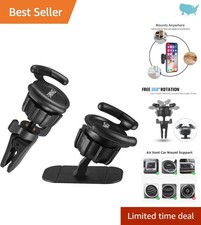 Universal 360  Rotation Car Mount  Dashboard Holder for Smartphones - 2 Pack