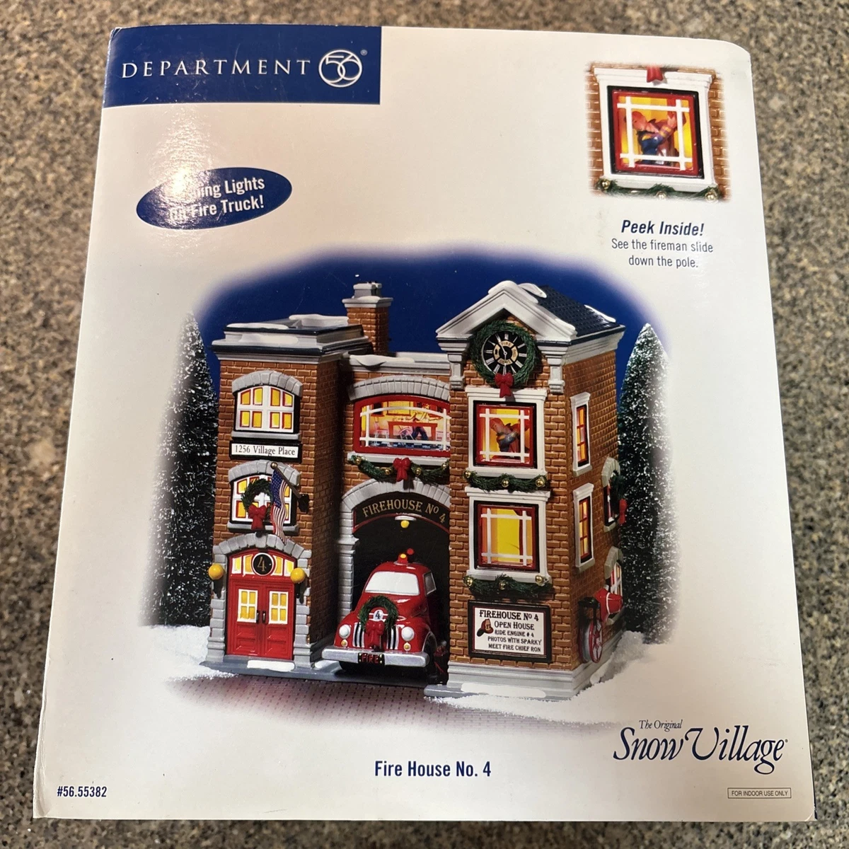 dept 56 firehouse products for sale | eBay