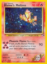 Blaine's Moltres - 1/132 - Pokemon Gym Heroes Unlimited Holo Rare Card WOTC LP on eBay