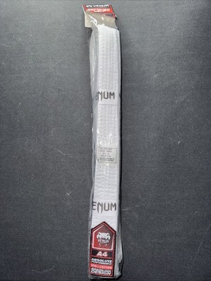 Venum Brazilian Jiu Jitsu Belt White A4 Venum-0116