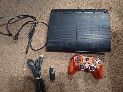 Sony PlayStation 3 Super Slim PS3 CECH-4001B Console, Cords,  Controller - As Is