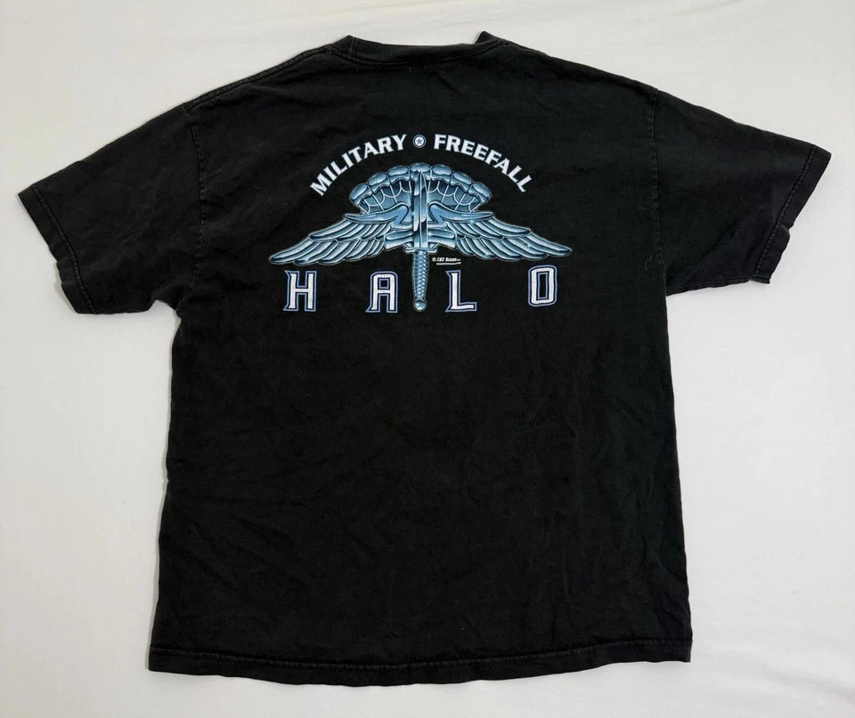 7.62 Diseño HALO Alta Altitud Baja Apertura Camiseta Militar Caída Libre Para Hombres XL Foto 4 de 4
