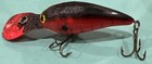 Vintage Crankbait 4” Yellow Eyes Fl Red Storm? Cotton Cordell? — photo 1