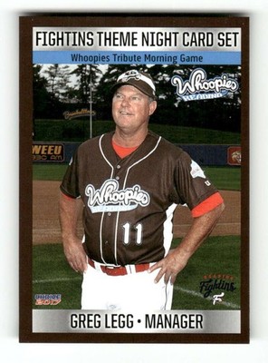2017 Choice Reading Fightin Phils Theme night 1 Greg Legg MGR NM-NMMT or better 