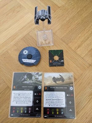 Star Wars X-Wing Tie Advanced X1 Darth Vader 2nd Edition FFG