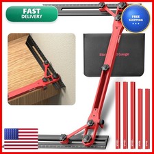72" Adjustable Stair Tread Jig Template Tool for Woodworking
