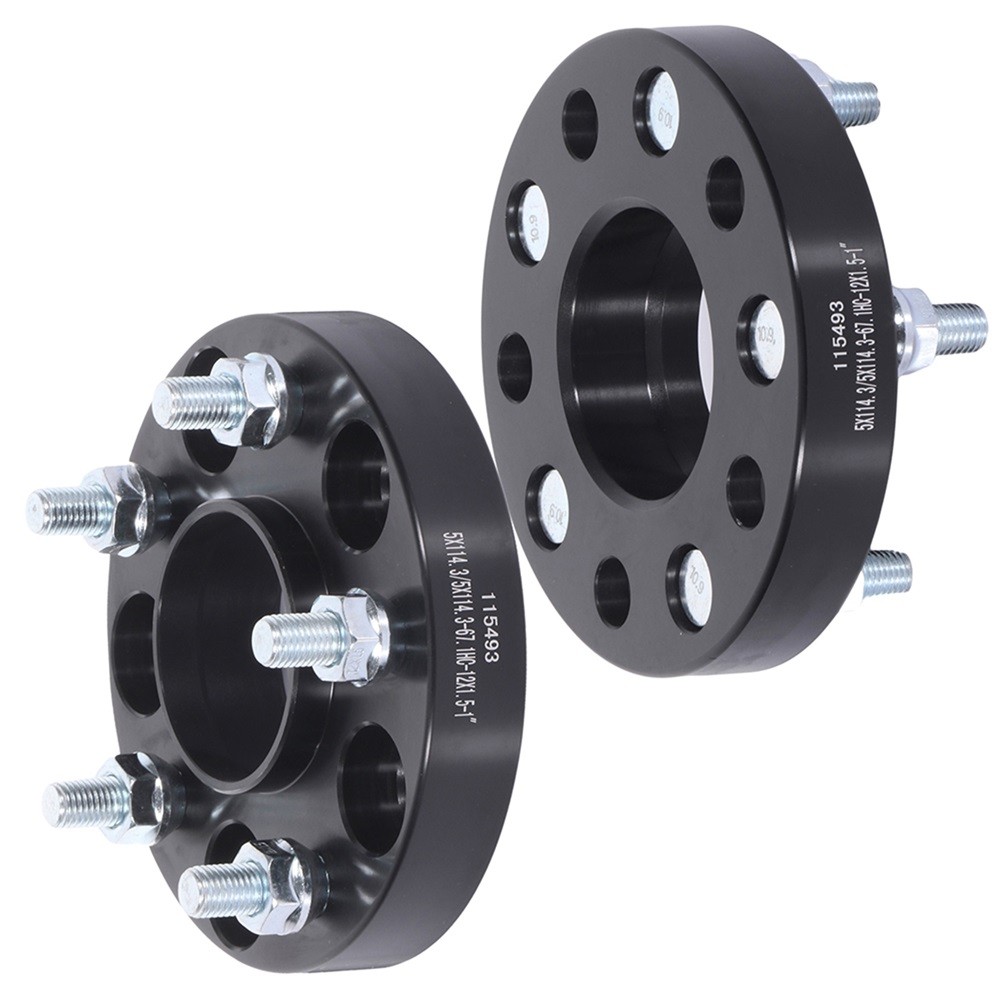 2pcs 5x114.3 1" Hub Centric Wheel Spacers Fit For Hyundai Genesis Coupe Veloster