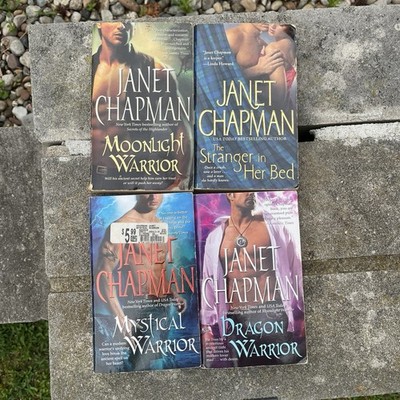 Janet Chapman Romance Book Lot 4 Titles Paperback Moonlight Warrior Good