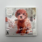 Nintendogs + Cats Toy Poodle & New Friends Nintendo 3DS Authentic Tested