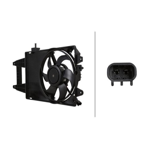 Hella 8EW 366 421-271 LüFter, MotorküHlung FüR Fiat Lancia-image
