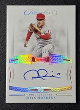 2022 Panini Flawless - Flawless Signatures Rhys Hoskins #FS-RY /25 (AU)