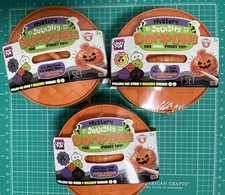 Squishy Dumplings Crazy Fun Mystery Glitter Pumpkin Series 4 Halloween x 3