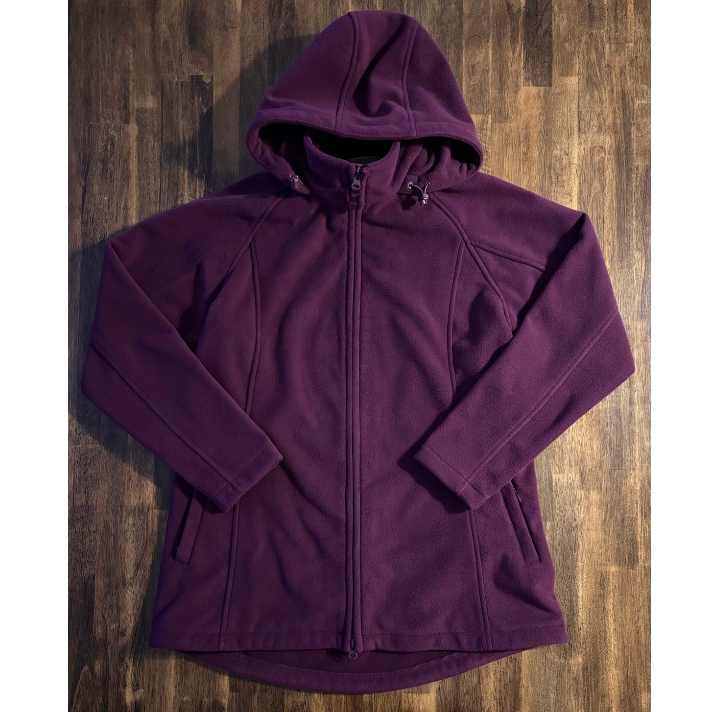 Duluth Trading Co Women’s Medium Jacket Shoreline Fleece Windproof Coat Zip Up