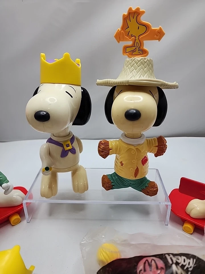 Lote de 7 juguetes Happy Meal Connect A Snoopy McDonald's 2002 Foto 2 de 4