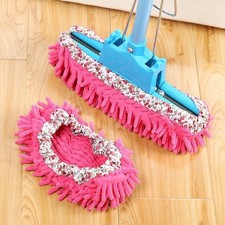 2 Pairs Floor Cleaning Mop Slippers Soft Washable Socks For Kitchen Popular