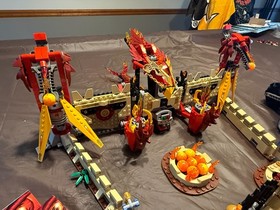 LEGO&reg; CHIMA Flying Phoenix Fire Temple #70146 100% Complete