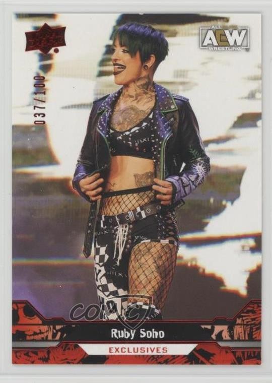 2023 Upper Deck AEW All Elite Wrestling Exclusives 37/100 Ruby Soho #53 1u6