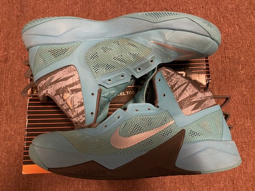 Nike Zoom Hyperfuse 2013 Gamma Blue/Light Armory Blue-Grey 615896-400 SZ 10 - 第 5/11 張圖片