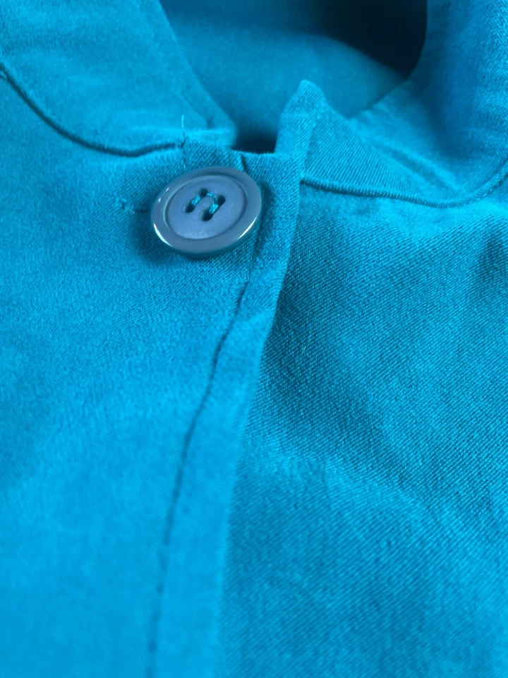 Notations Jacket, Women's Size Large, Blue, Blazer, Shoulder Pads - Image 4 of 4