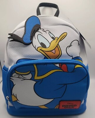 ALDI DISNEY 2024 Donald Duck Unisex White & Blue Backpack | eBay