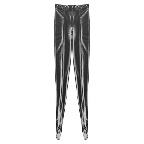 UK Womens Pantyhose Oil Glossy Shiny Opaque High Waist Stocking Gym Yoga Tights - Picture 86 of 125