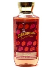 NEW 1 BATH  BODY WORKS STRAWBERRY POUND CAKE BODY WASH SHOWER GEL 10 FL OZ