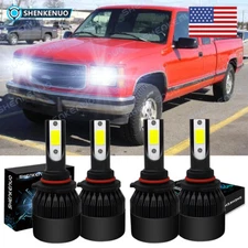 LED Headlight Bulbs Kit FOR 1994-98 car C/K Pickup Silverado Suburban Tahoe