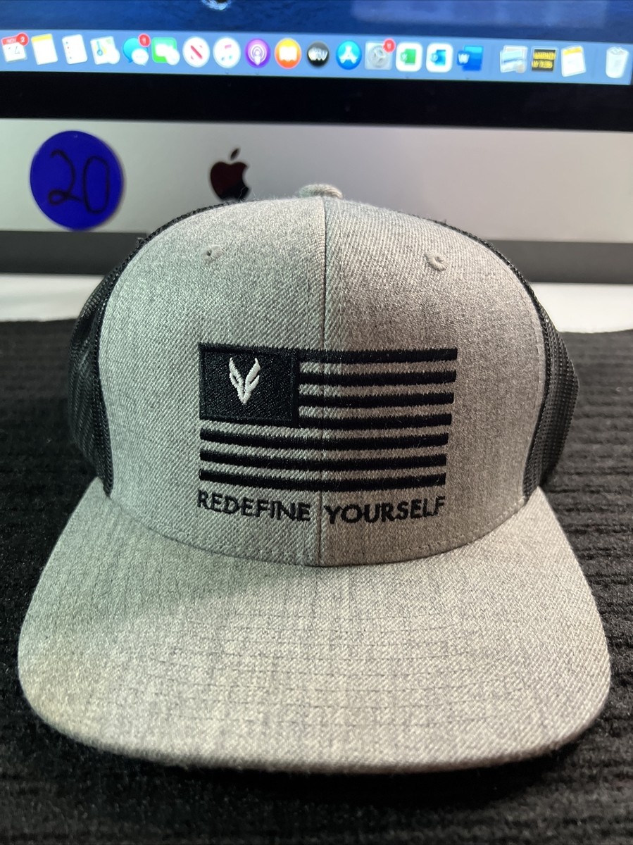 Refine your life ￼511 Grey & Black Snapback baseball hat cap
