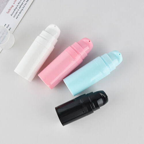 5/10/15ml Empty Airless Pump Bottles Mini Lotion Vacuum Cosmetic Containers - Picture 5 of 23