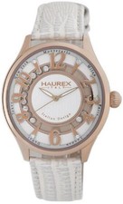Haurex Italy Women's FH336DSH Preziosa Floating Crystals Rose Gold Tone Watch