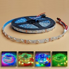 "S" Shape 12V WS2815 IC 5050 RGB LED Pixel Strip Light Bendable Addressable IP20