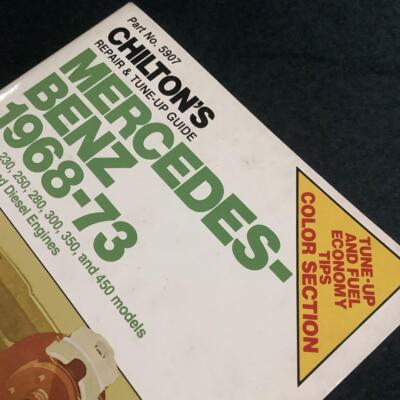 Foreign Books Used Chilton'S Mercedes-Benz 1968-73 | eBay