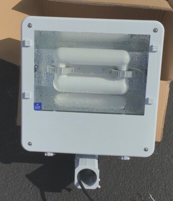 16  Flood Light, Slip Fitter Pole Mount, New Induction Light Fixture, 100 Watt