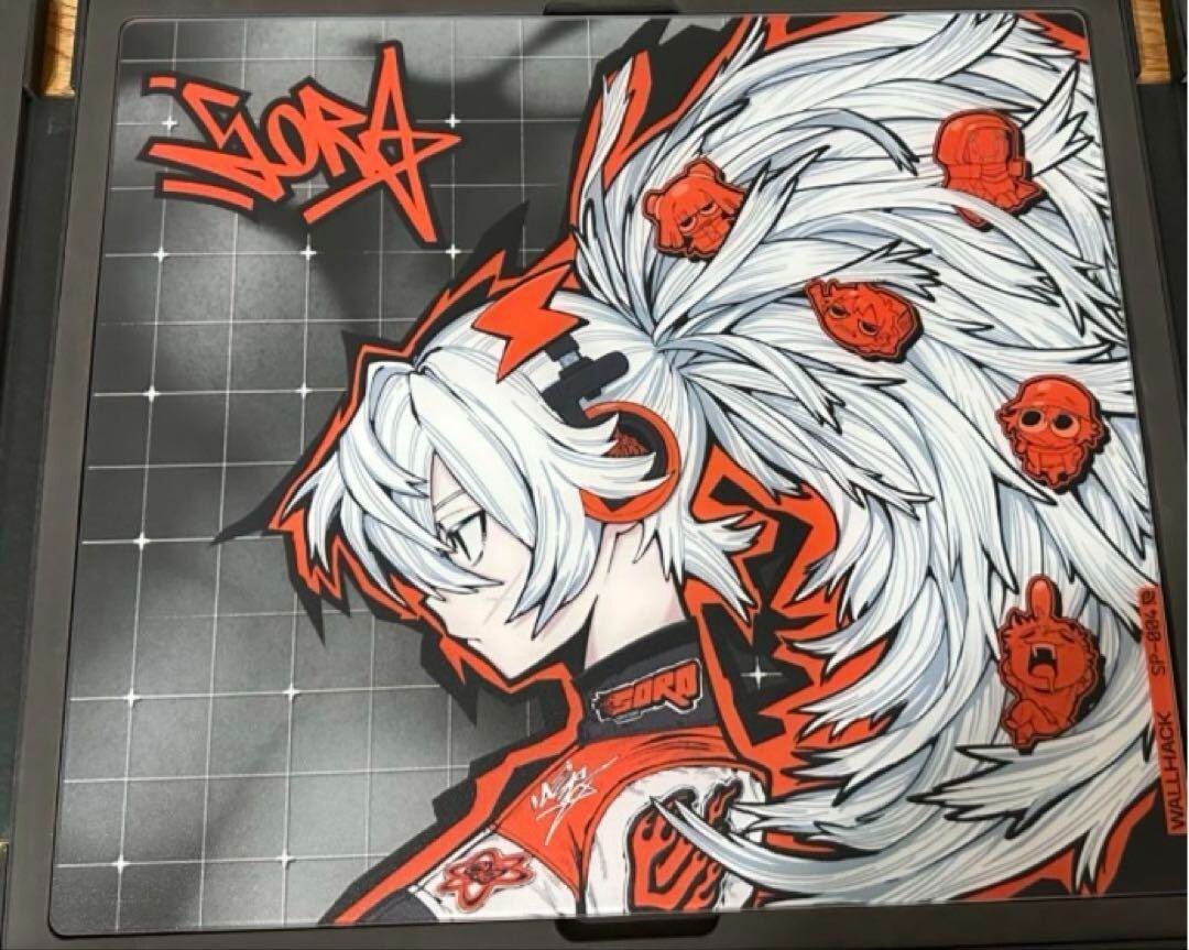 SP-004 Drift Sora Wallhack Official Glass Mouse Pad Limited
