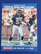 1990 Pro Set Mike Singletary Chicago Bears #416 Pro Bowl