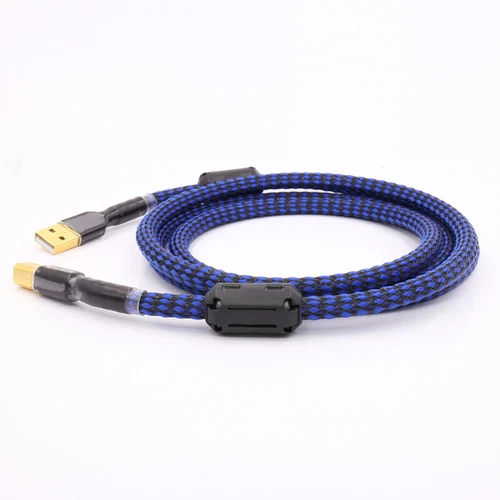 Hi-end OCC 24K Gold Plated HiFi Audio USB 2.0 Cable Type A To Type B Digital DAC - Picture 6 of 8
